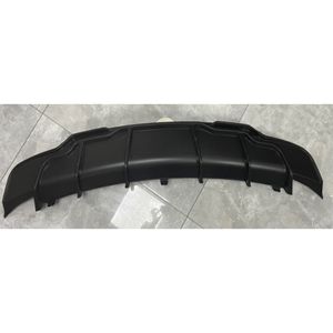 Achterbumperskirt (Diffuser) passend voor Tesla Model 3 2017- 'Aero' (Glanzend Zwart ABS) DXRTS01