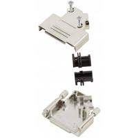 MH Connectors MHD45ZK-9-RA-K 6560-0106-11 D-sub behuizing Aantal polen: 9 Metaal 45 ° Zilver 1 stuk(s)