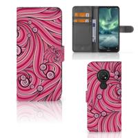 Nokia 7.2 | Nokia 6.2 Hoesje Swirl Pink