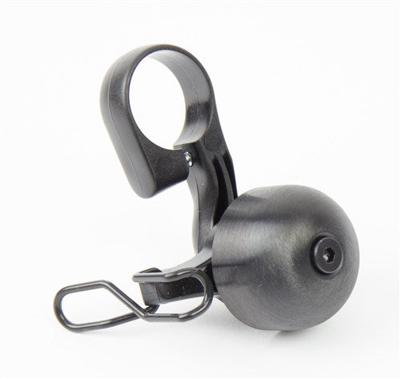 Qibbel Widek bel nieuwzilver pvd met speciale beugel all black op kaart