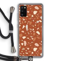 Terrazzo N°22: Samsung Galaxy A41 Transparant Hoesje met koord