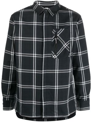 Rossignol chemise en flanelle à carreaux - Noir
