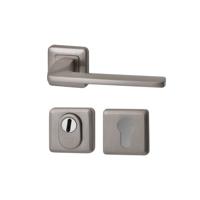 Hardbrass Achterdeurset vierkant Zenith compleet SKG*** - PVD Inox