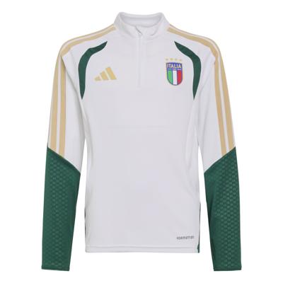 adidas Italië Trainingstrui 1/4-Zip 2026-2028 Kids Wit