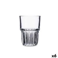 Glas Quid Cubik Transparant Glas 310 ml (6 Stuks)
