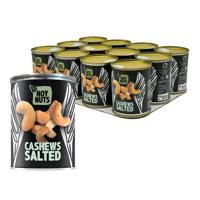 Cashewnoten noynuts gezouten blik 40 gram | 12 stuks