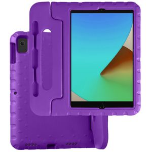 Basey iPad 10.2 2019 Kinderhoesje Foam Case Hoesje Cover Hoes -Paars