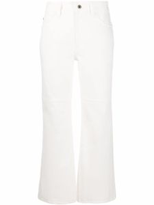 Jil Sander jean droit à coupe courte - Blanc