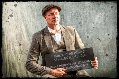 Maatpak Voor Heren | 3-delig Pak | Bruin-Blauw Prince Of Wales | Billy Kimber | Peaky Blinders | Peaky Blinders