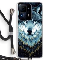 Darkness Wolf: Xiaomi Mi Mix 4 Transparant Hoesje met koord