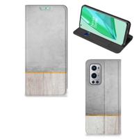 OnePlus 9 Pro Book | Wallet Case | Wood Concrete