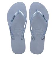 Havaianas Havaianas - Slim logo metallic Blauw Rubber Teenslippers Dames