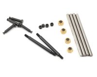 Suspension Hinge & King Pin Set (10): 10-T (LOSB4109) - thumbnail