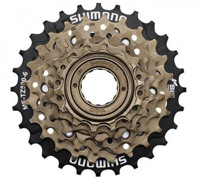 Shimano freewheel 6-speed / MF-TZ500 Tourney. 14-28 (werkplaatsverpakking)