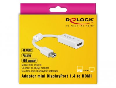 Mini DisplayPort 1.4 > HDMI Adapter