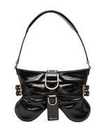 Blumarine grand sac porté épaule Butterfly - Noir - thumbnail