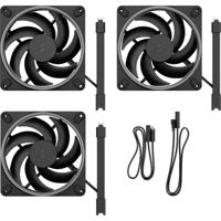 Fractal Design momentum 14 rgb case fans (zwart, 3 stuks, 140 x 140 x 25 mm, pwm)