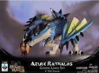 Monster Hunter Animegami Chibi Figure - Azure Rathalos - thumbnail