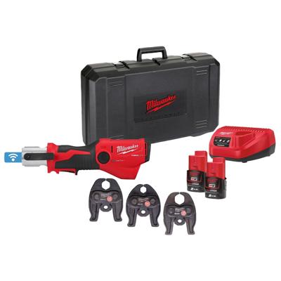 Milwaukee M12™ ONEHPT-202C M-Set FORCE LOGIC™ Accu Hydraulische Subcompacte Perstool 2.0Ah in koffer - 4933481033