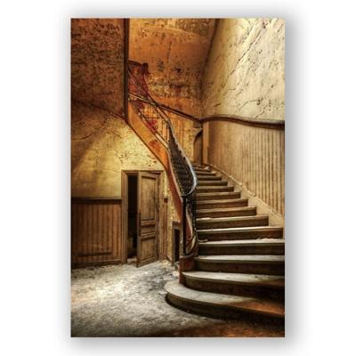 Glasschilderij - Trap - 80 x 120 cm