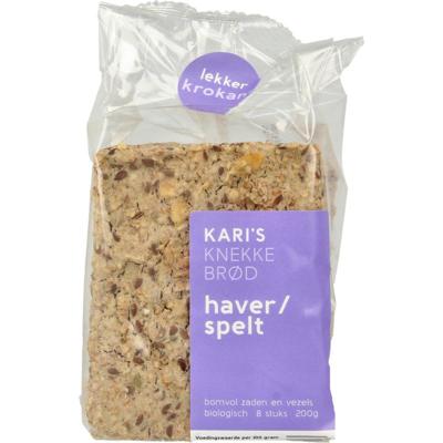 Kari's Crackers Knekkebrod haver/spelt bio