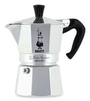 Bialetti Moka Express 0,06 l Aluminium, Zwart