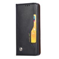Knead huidtextuur horizontale Flip lederen case voor Google pixel 3a met foto frame & houder & kaartsleuven & portemonnee (zwart)