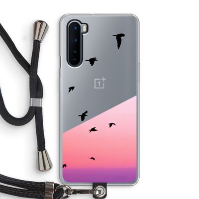 Fly away: OnePlus Nord Transparant Hoesje met koord
