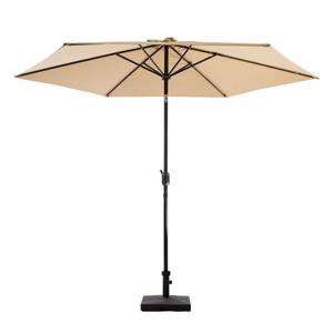 MaxxGarden Parasol - Tuin en Balkon - Opdraaisysteem - 300 cm (taupe)