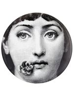 Fornasetti assiette imprimée - Noir - thumbnail