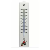Thermometer buiten wit 32 cm   - - thumbnail