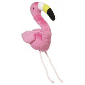 Pluche flamingo knuffeltje 10 cm