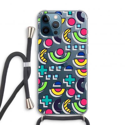 8-bit N°6: iPhone 12 Pro Transparant Hoesje met koord