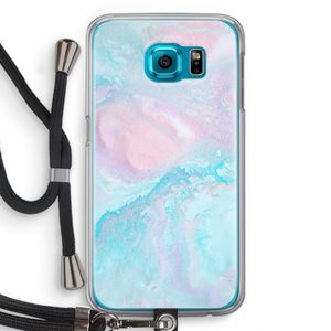 Fantasie pastel: Samsung Galaxy S6 Transparant Hoesje met koord