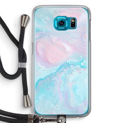 Fantasie pastel: Samsung Galaxy S6 Transparant Hoesje met koord