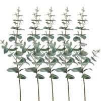 Set van 5x stuks Groene Eucalyptus kunsttakken kunstplant 68 cm - thumbnail