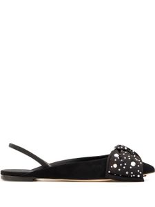 Giuseppe Zanotti ballerines Johanna à détail de nœud - Noir