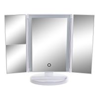 Badkamerspiegel / make-up spiegel met LED verlichting 34 x 11 x 28 - thumbnail