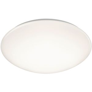 LED Plafondlamp - Badkamerlamp - Trion Puta - Opbouw Rond 15W - Spatwaterdicht IP44 - Warm Wit 3000K - Mat Wit Kunststof