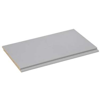 Legplankenset Milaan (2 stuks) - lichtgrijs - 87 cm - Leen Bakker