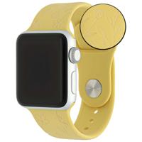 Apple Watch Print Sport Band - Bloemen Geel - 44, 45, 46 & 49mm Apple Watch Print Sport Band - Bloemen Geel - 44, 45, 46 & 49mm