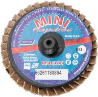 NORTON lamellenschijf "mini flap / x-treme " washer 50mm p80