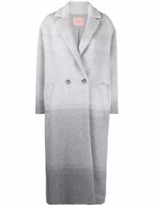 TWINSET manteau croisé à effet dégradé - Gris