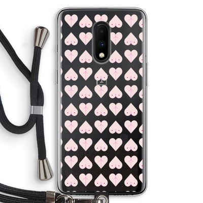 Ass 'n Titties: OnePlus 7 Transparant Hoesje met koord