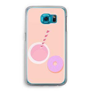 Donut: Samsung Galaxy S6 Transparant Hoesje