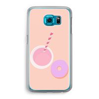 Donut: Samsung Galaxy S6 Transparant Hoesje