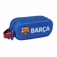 Pennenetui met 2 vakken F.C. Barcelona Marineblauw 21 x 8 x 6 cm 3D