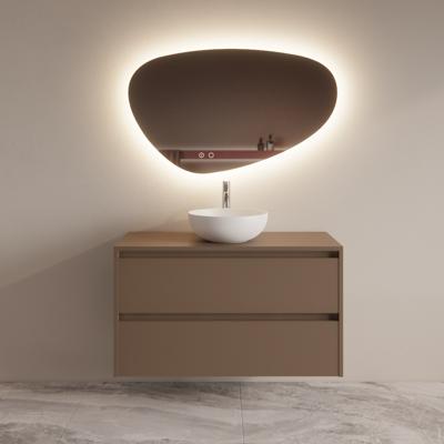 Badmeubelset BWS Riga Met Topplaat 100 cm Latte Boss & Wessing