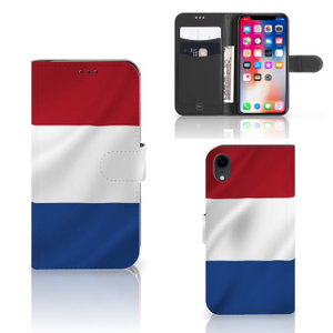 Apple iPhone Xr Bookstyle Case Nederlandse Vlag