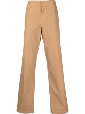 ASPESI pantalon en coton à coupe droite - Tons neutres